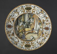 Plate, c. 1560. Creator: Atelier of the Fontana Family (Italian).