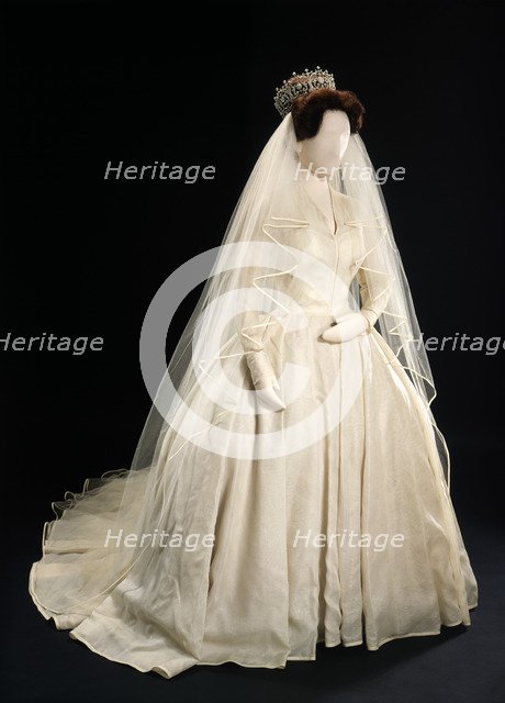 Princess Margaret's Wedding Dress, 1981. Artist: Unknown