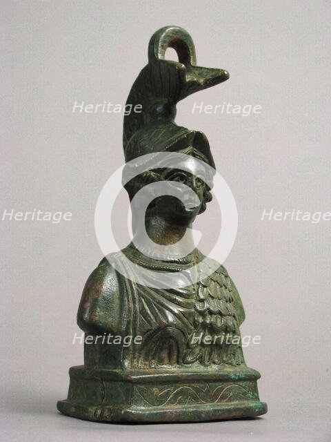 Steelyard Weight with the Bust of Athena, Byzantine, 350-500. Creator: Unknown.