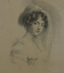 Mme. Horace Vernet, 1818. Creator: Jean-Baptiste Isabey.