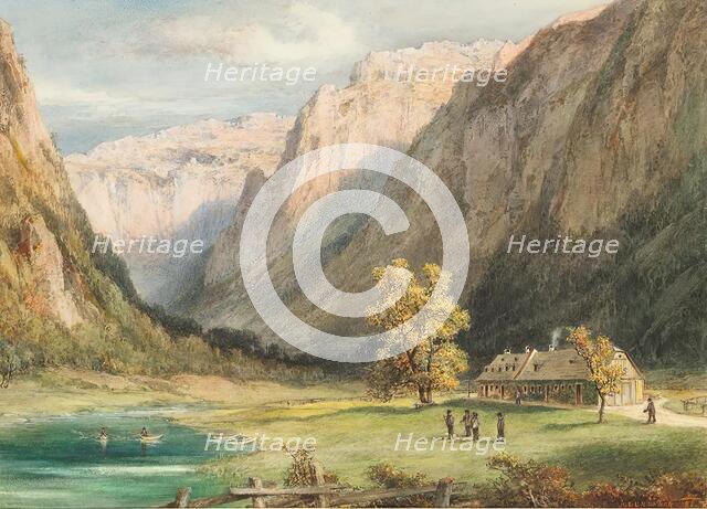 Hunting house in Brunn/Wildalpen, 1881. Creator: Joseph Brunner.