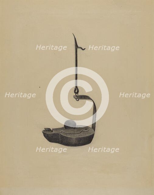 Betty Lamp, 1935/1942. Creator: Unknown.