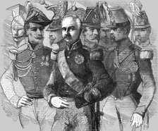 'General Baraguay D'Hilliers, French Minister at Constantinople, and his staff 1849', 1854. Creator: Unknown.