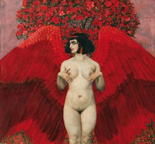 Red Angel, 1902. Artist: Mediz, Karl (1868-1945)
