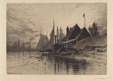 New York Harbor, 1884. Creator: Henry Farrer.