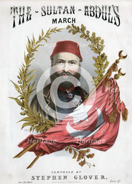 Abd-ul-Aziz (1830-1876), Sultan of Turkey from 1861, c1871. Artist: Unknown
