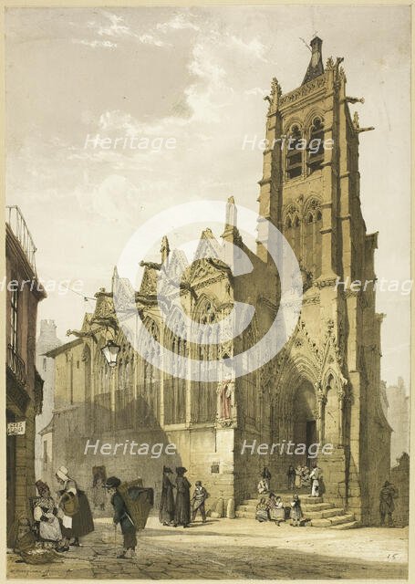 Church of St. Severin, Paris, 1839. Creator: Thomas Shotter Boys.