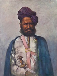 'A Royal Retainer of Rajgarh', 1903. Artist: Mortimer L Menpes.
