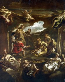 'St Anthony of Padua healing a young man', c1654-1705. Artist: Luca Giordano