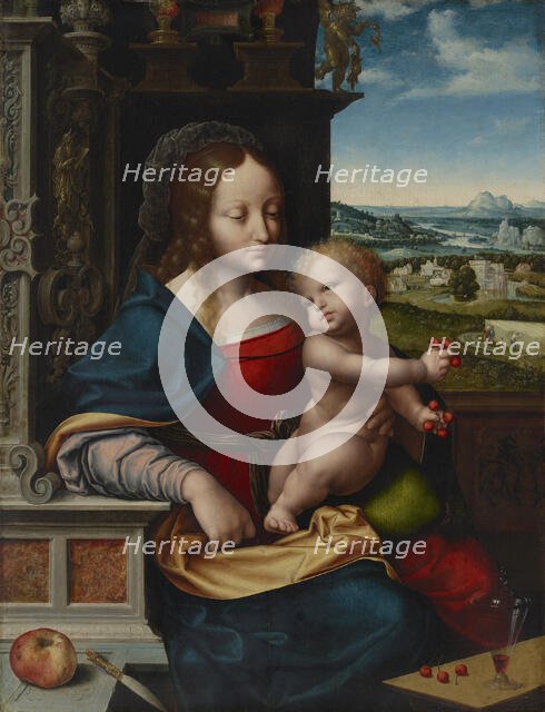 The Madonna of the Cherries, c1520. Creator: Cleve, Joos van (ca. 1485-1540).