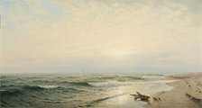 Beach at Long Branch: Sunrise, 1872. Creator: William Trost Richards.