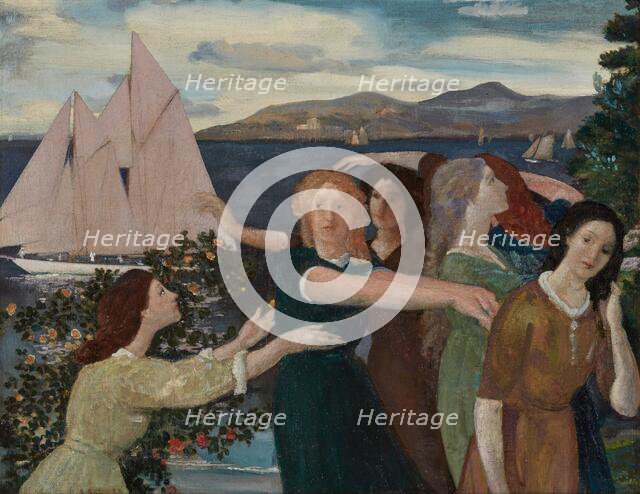 Across the Harbor, 1908. Creator: Arthur Davies.