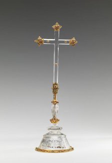 Altar Cross, c. 1590 (foot); mid to late 19th century (cross and its mounts). Creator: Saracchi family.