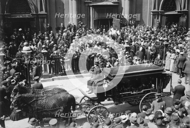 Tim Sullivan's funeral, 1913. Creator: Bain News Service.