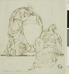 Sketch for a Funeral Monument, n.d. Creator: John Bacon I.