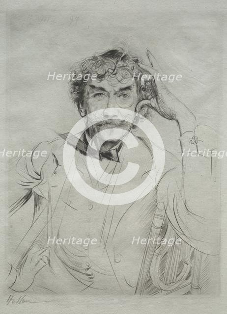 James MacNeill Whistler, 1897. Creator: Paul César Helleu (French, 1859-1927).