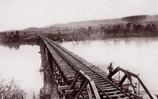 Tennessee River at Bridgeport, ca. 1864. Creator: George N. Barnard.
