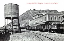 Marina Railroad Station in Alicante, 1920.