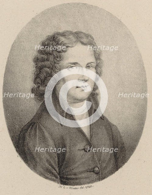 Portrait of the Composer Domenico Scarlatti (1685-1757) , 1820. Creator: Winter, Heinrich Eduard von (1788-1825).