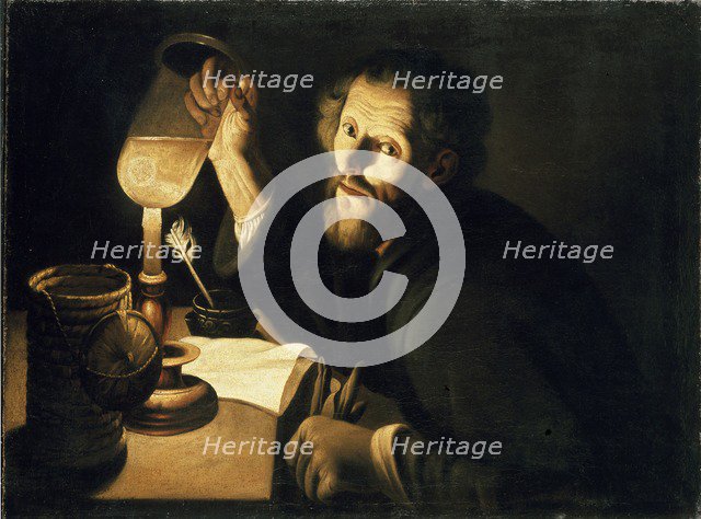 A Physician with a Urine Sample, c1630-1633. Artist: Trophime Bigot.