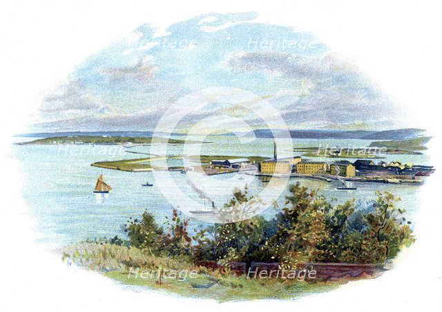 Queenstown/Cobh, harbour for Cork City. Artist: Unknown