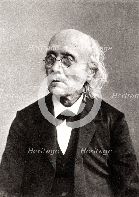 Gustav Theodor Fechner, German experimental psychologist, c1883-c1884. Artist: Unknown