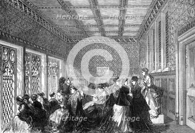 The Ladies' Gallery, House of Commons, 1870. Creator: Unknown.