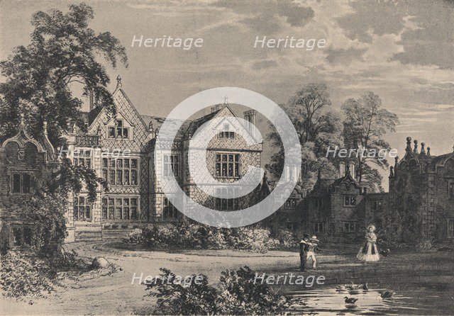 Dorfold Hall, Cheshire, 1915. Artist: Unknown.