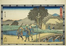 Act 6 (Rokudanme), from the series "The Revenge of the Loyal Retainers (Chushingura)", c. 1834/39. Creator: Ando Hiroshige.