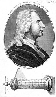 Thomas Wright, English astronomer, scientific instrument maker and teacher, 1793. Artist: Unknown