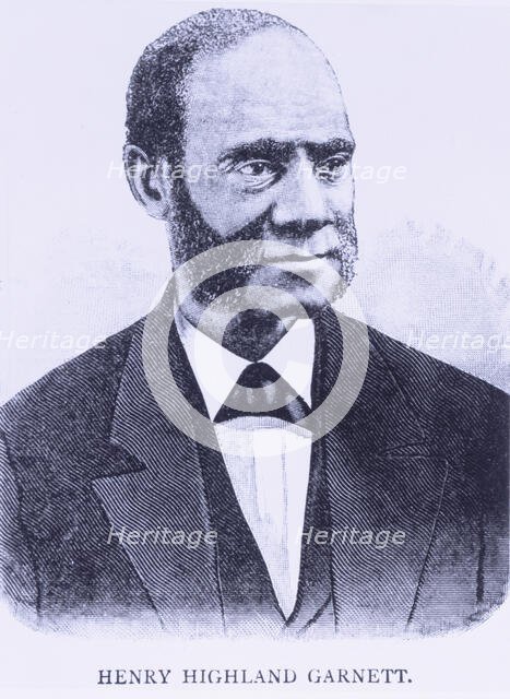 Henry Highland Garnett., 1887. Creator: Unknown.