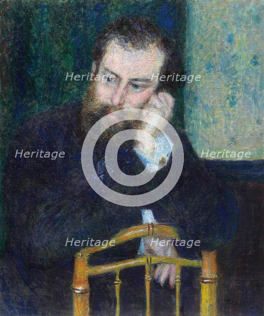 Alfred Sisley, 1876. Creator: Pierre-Auguste Renoir.