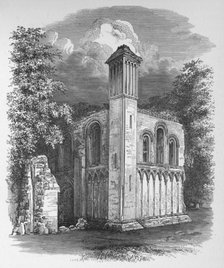 'St. Joseph's Chapel, from North-West', Glastonbury Abbey, c1880, (1897). Artist: Alexander Francis Lydon.