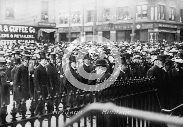 Utica - Sherman funeral, 1912. Creator: Bain News Service.