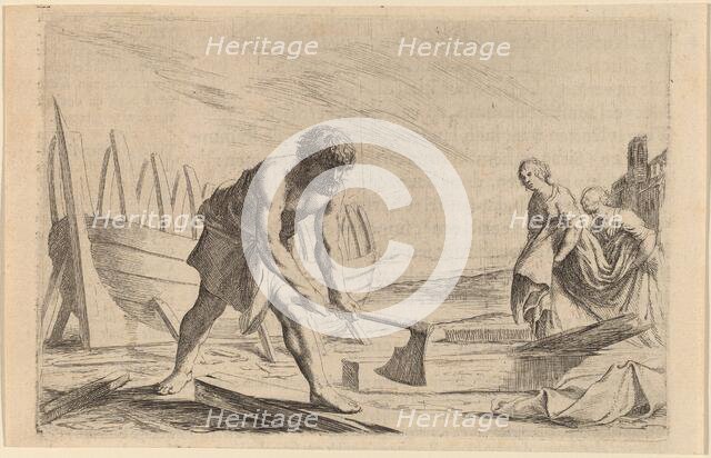 Ulysses on the Island of the Goddess Calypso, 1634. Creator: Willem Basse.