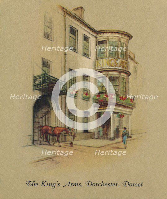 'The King's Arms, Dorchester, Dorset', 1939. Artist: Unknown.