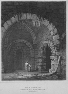 'Part of the Interior of the Castle at Newcastle, Northumberland', 1814. Artist: John Greig.