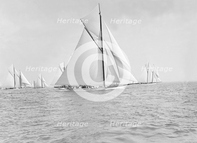 Start for the King's Cup yacht race. Creator: Kirk & Sons of Cowes.