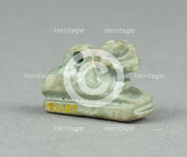 Amulet of a Recumbent Ram, Egypt, Third Intermediate Period-Late Period, Dynasty 21-31... Creator: Unknown.