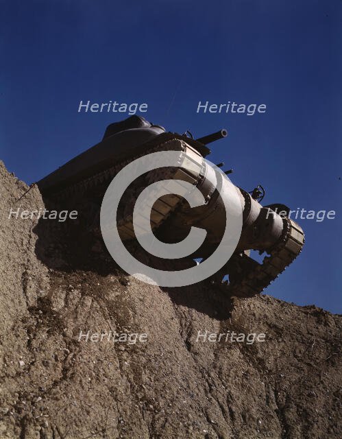 M-4 tank, Ft. Knox, Ky., 1942. Creator: Alfred T Palmer.
