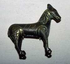 Bronze horse-shaped weather vane. Artist: Unknown