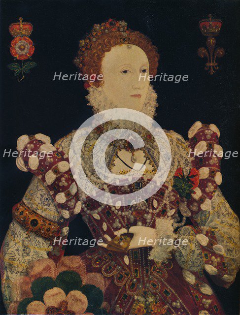 Elizabeth I, Queen of England and Ireland, c1574. Artist: Nicholas Hilliard.