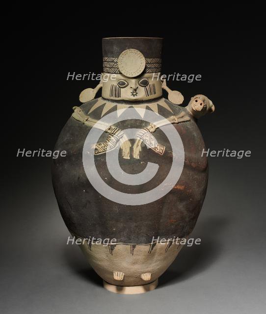 Vessel in the Shape of a Figure, 1000-1460s. Creator: Unknown.