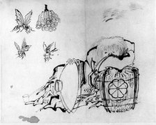 Shojo, 18th-19th century. Creator: Hokusai.