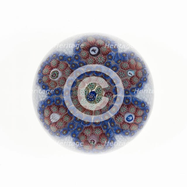 Paperweight, Baccarat, 19th century. Creator: Baccarat Glasshouse.