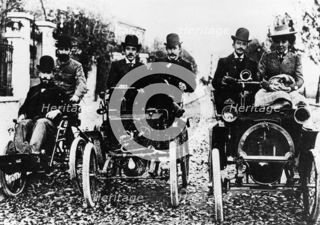 The Renault brothers, 1898. Artist: Unknown