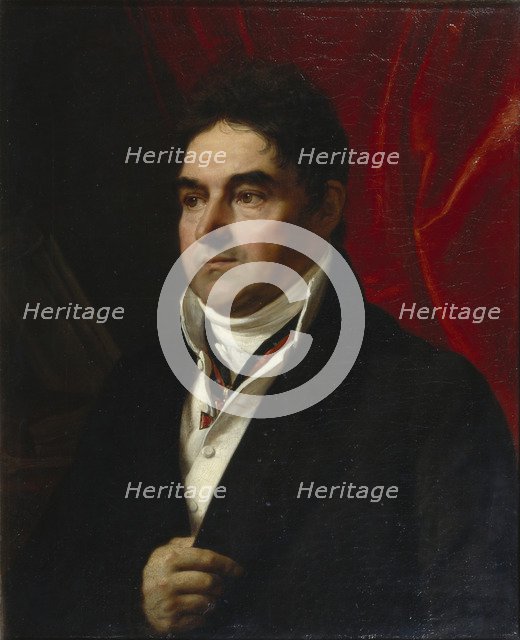 Portrait of Vasily Semyonovich Khvostov (1756-1832), 1814. Artist: Kiprensky, Orest Adamovich (1782-1836)