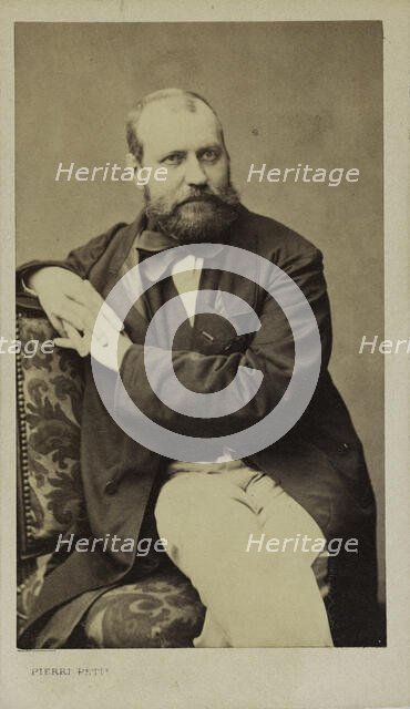 Portrait of the composer Charles Gounod (1818-1893), c. 1870. Creator: Petit, Pierre (1598-1677).