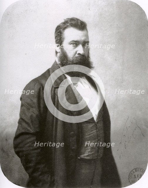 Jean-François Millet, French painter, c1860s. Creator: Nadar.