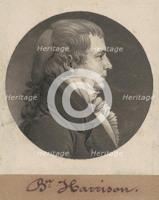 Benjamin Harrison, 1807. Creator: Charles Balthazar Julien Févret de Saint-Mémin.